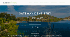 Desktop Screenshot of gatewaydentistry.com