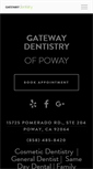 Mobile Screenshot of gatewaydentistry.com